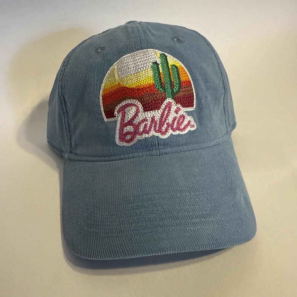 NWT Wrangler x Barbie Blue Southwest Baseball Hat Cap